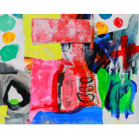 Collage 'Lonely in a beautiful world'